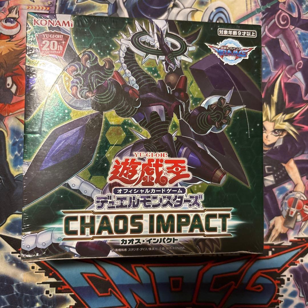 遊戯王　新品未開封BOXシュリンク付き　アジア版　カオスインパクト 最安値