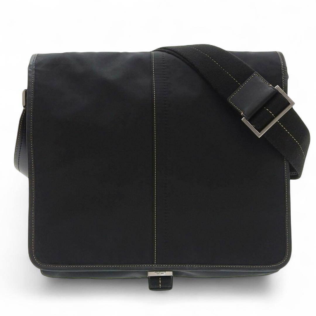 ✨極美品✨COACH コーチ メッセンジャーバッグ 斜め掛け ナイロン×レザー
