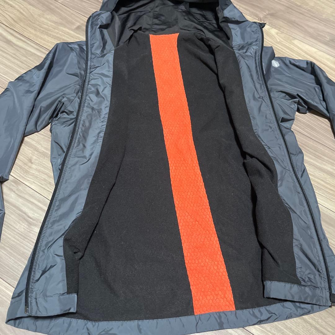 アシックス ウィンドブレーカー 上下セット ダークグレー L