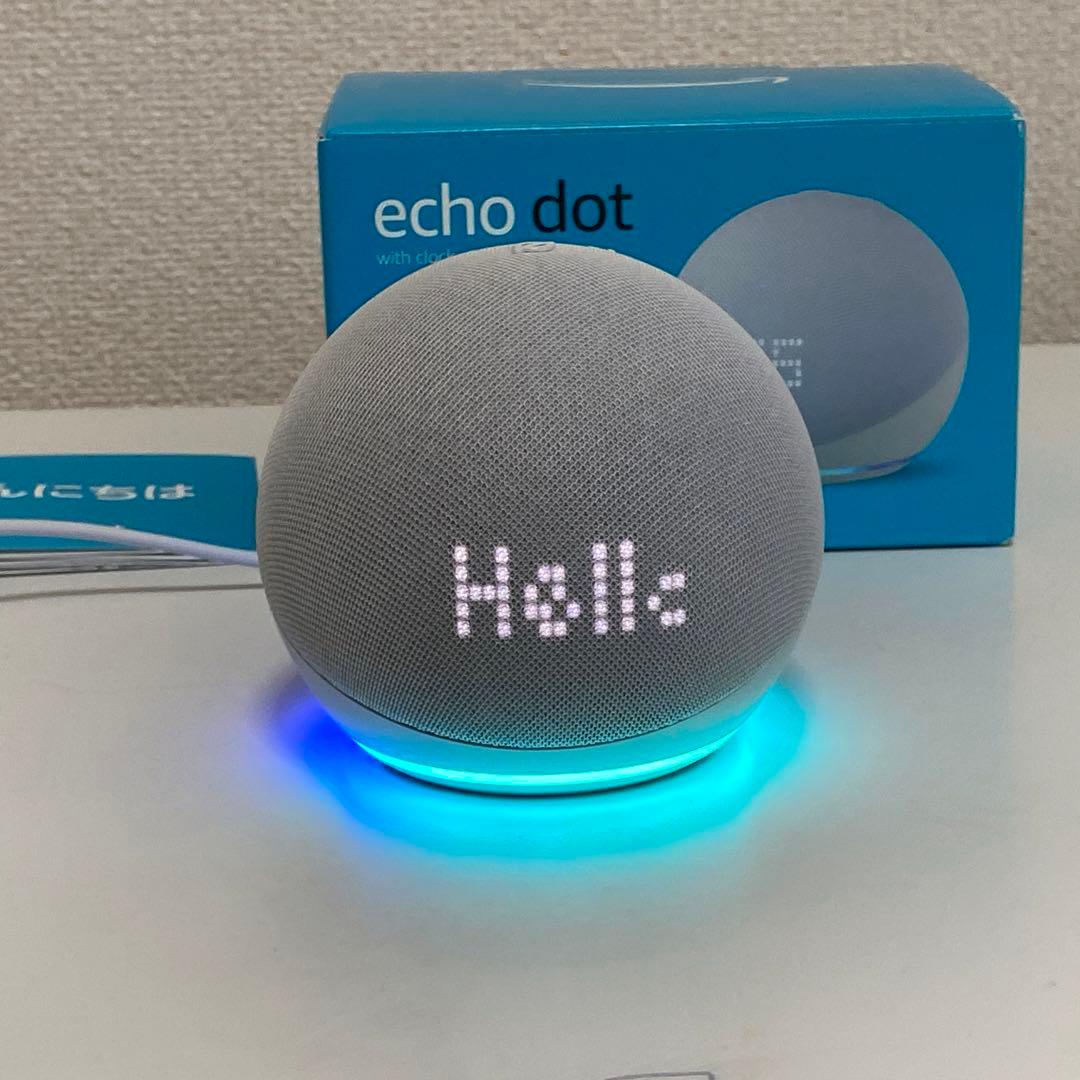 Echo Dot with Clock 第5世代 グレーシャーホワイト