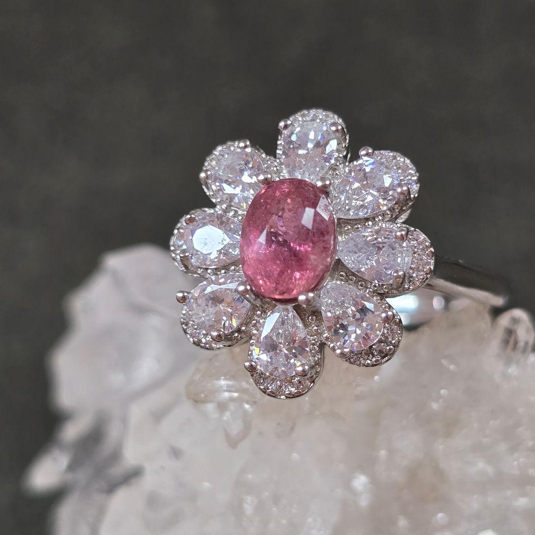 ピンクトルマリン　リング　ピンクトルマリン　指輪