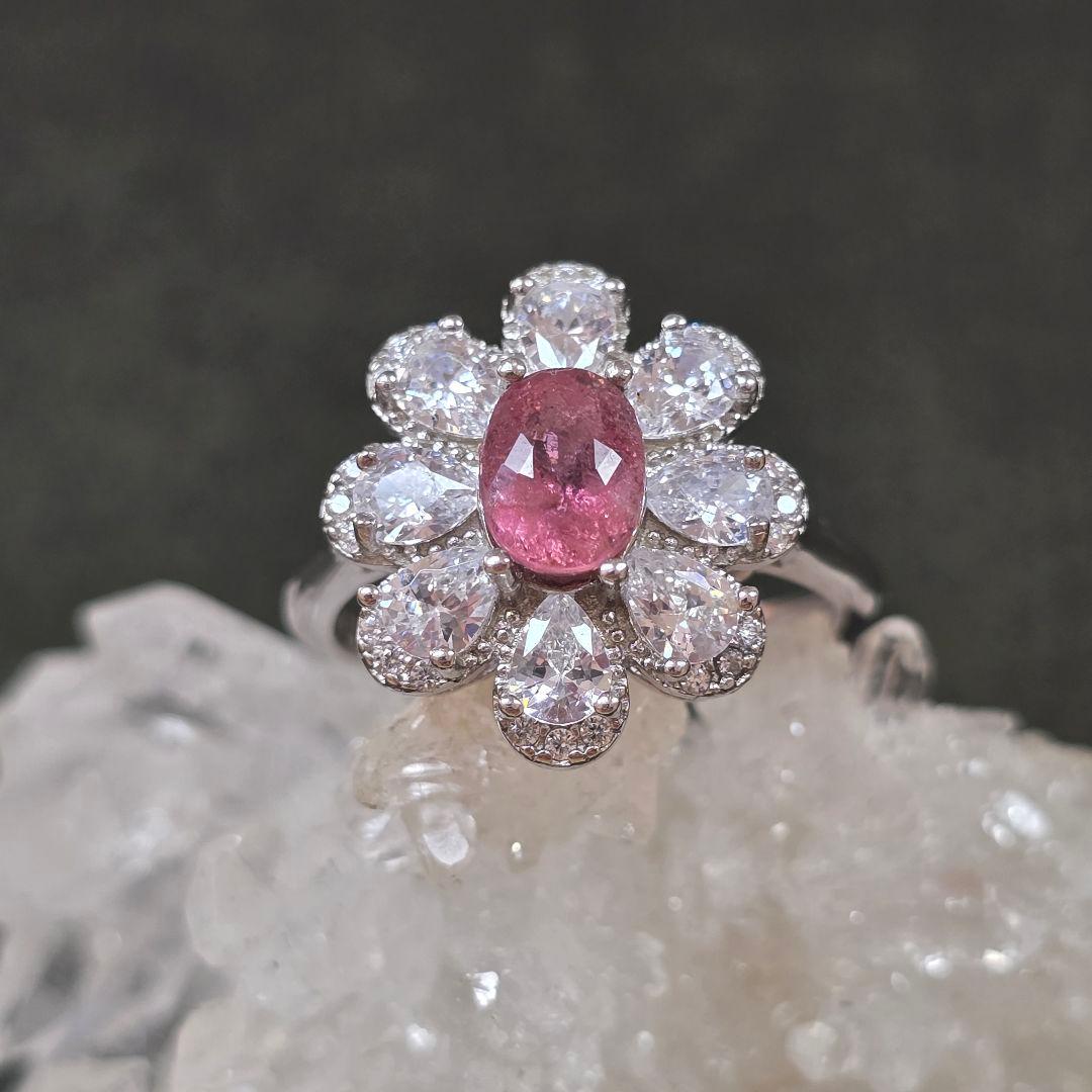 ピンクトルマリン　リング　ピンクトルマリン　指輪