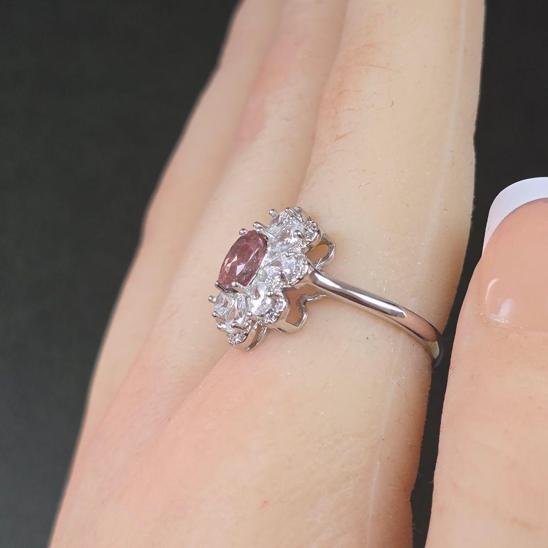 ピンクトルマリン　リング　ピンクトルマリン　指輪