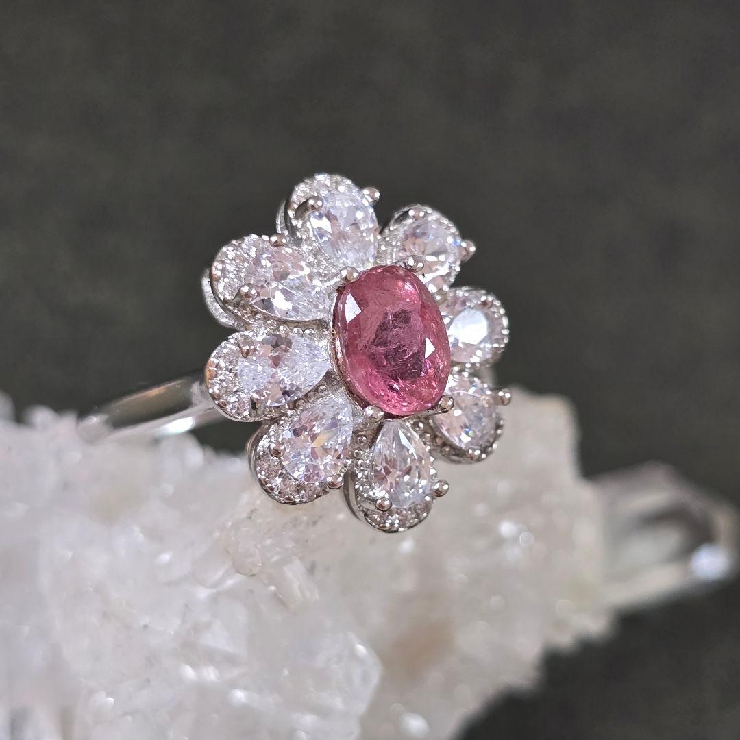 ピンクトルマリン　リング　ピンクトルマリン　指輪