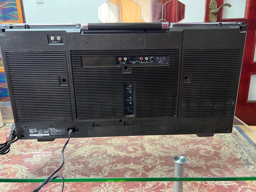 内蔵BT付きシャープ SHARP GF-1000 W大型ラジカセ動作品希少