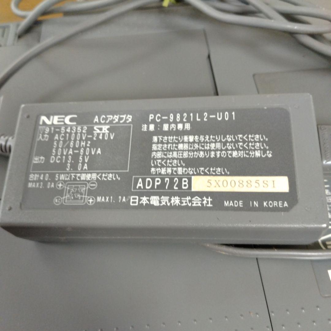■NEC PC-9821Lt2/3A ノートPC 動作確認済み ジャンク