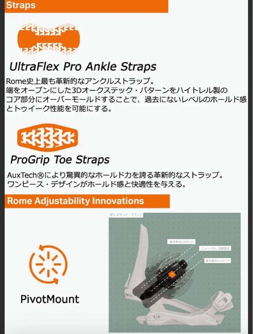 ROME SDS ローム KATANA カタナ レディース ビンディング レディ