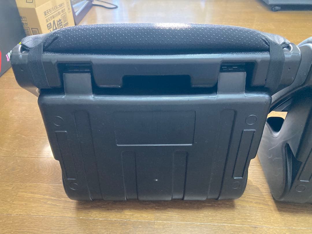 2個　オットマン フットレスト 角度調節可能 折り畳み ワンボックス後付け