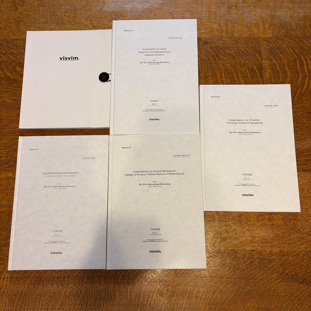 visvim 05SS〜07SS コレクションカタログ 5冊セット F.I.L.