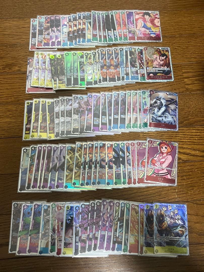 し*う様 【引退品】ワンピースカード(デッキ、SR、SEC、パラレル多数)