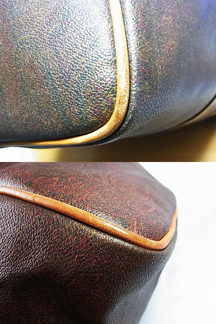 正規品美品ETRO エトロ ボストンバッグ50cm ショルダーストラップキー付