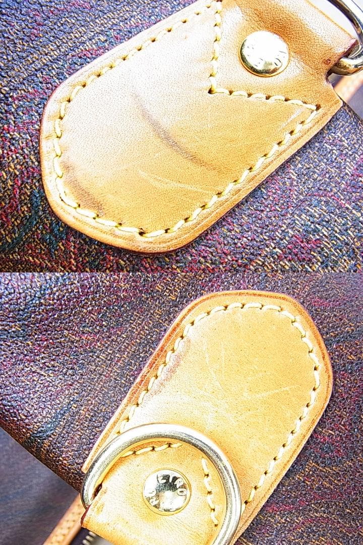 正規品美品ETRO エトロ ボストンバッグ50cm ショルダーストラップキー付