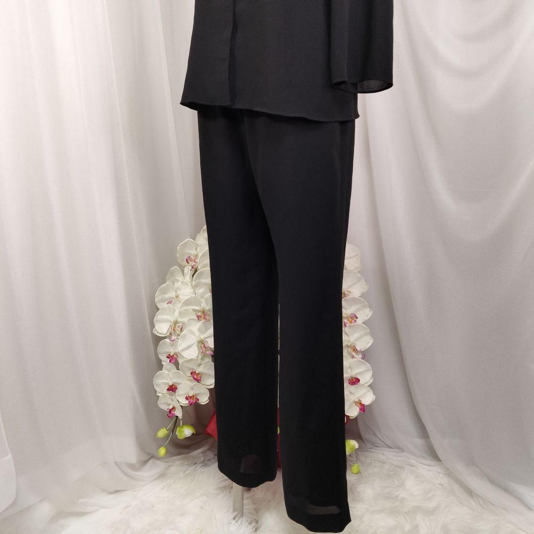 【美品】11号　東京ソワール　ヒロミヨシダ　夏　手洗い可能　ブラウス　パンツ