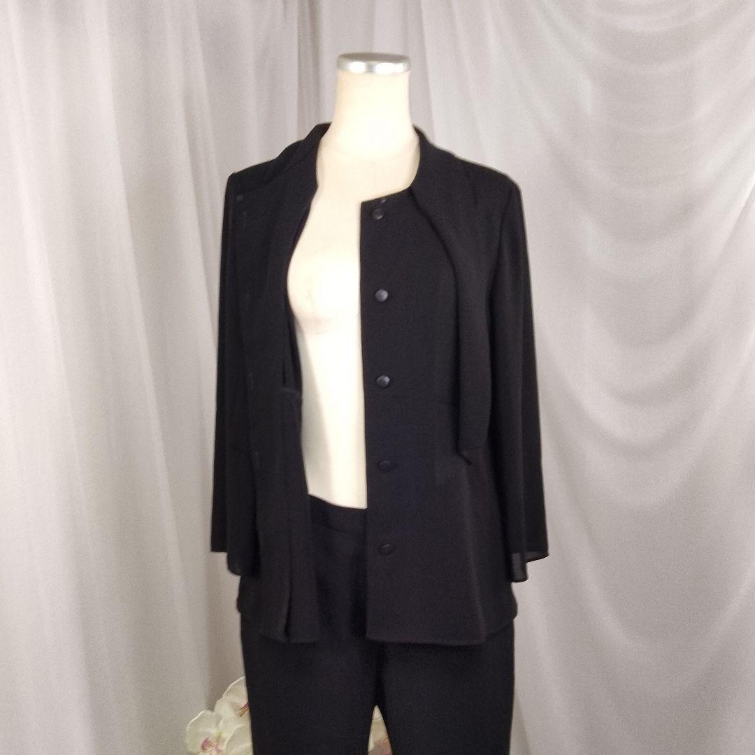 【美品】11号　東京ソワール　ヒロミヨシダ　夏　手洗い可能　ブラウス　パンツ