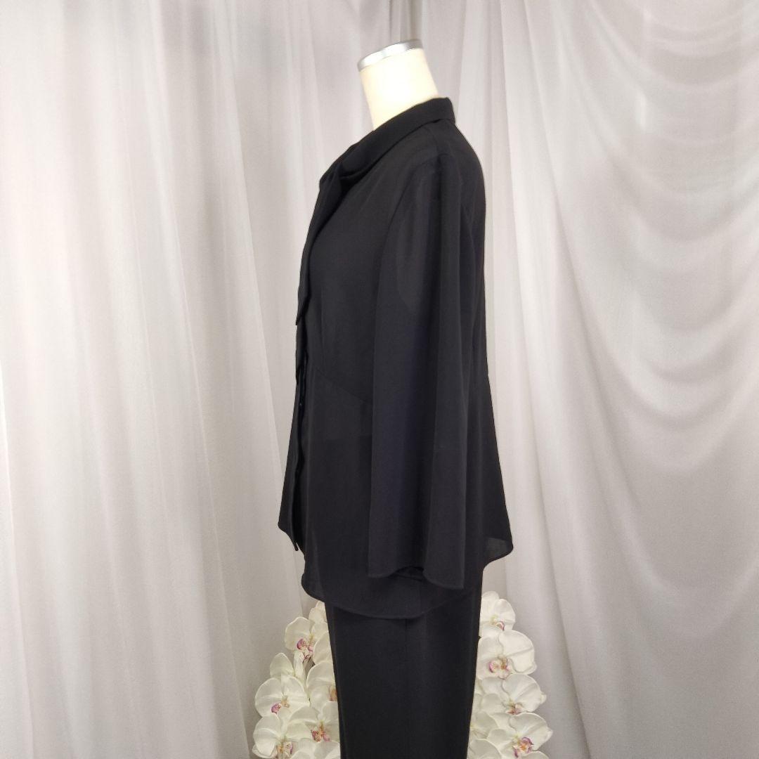 【美品】11号　東京ソワール　ヒロミヨシダ　夏　手洗い可能　ブラウス　パンツ