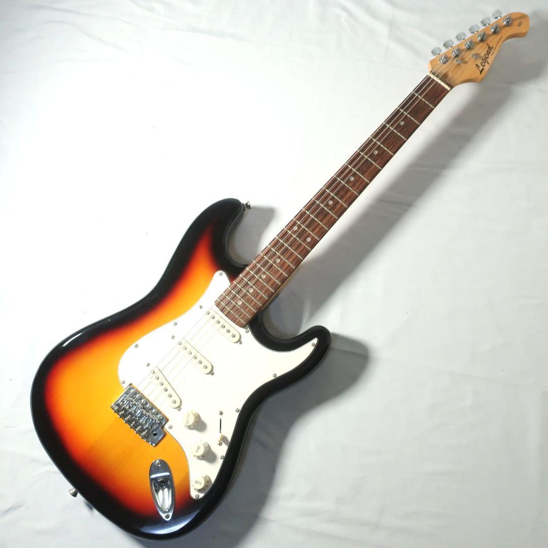 Legend ストラトキャスタータイプ エレキギター 3トーンブラウン