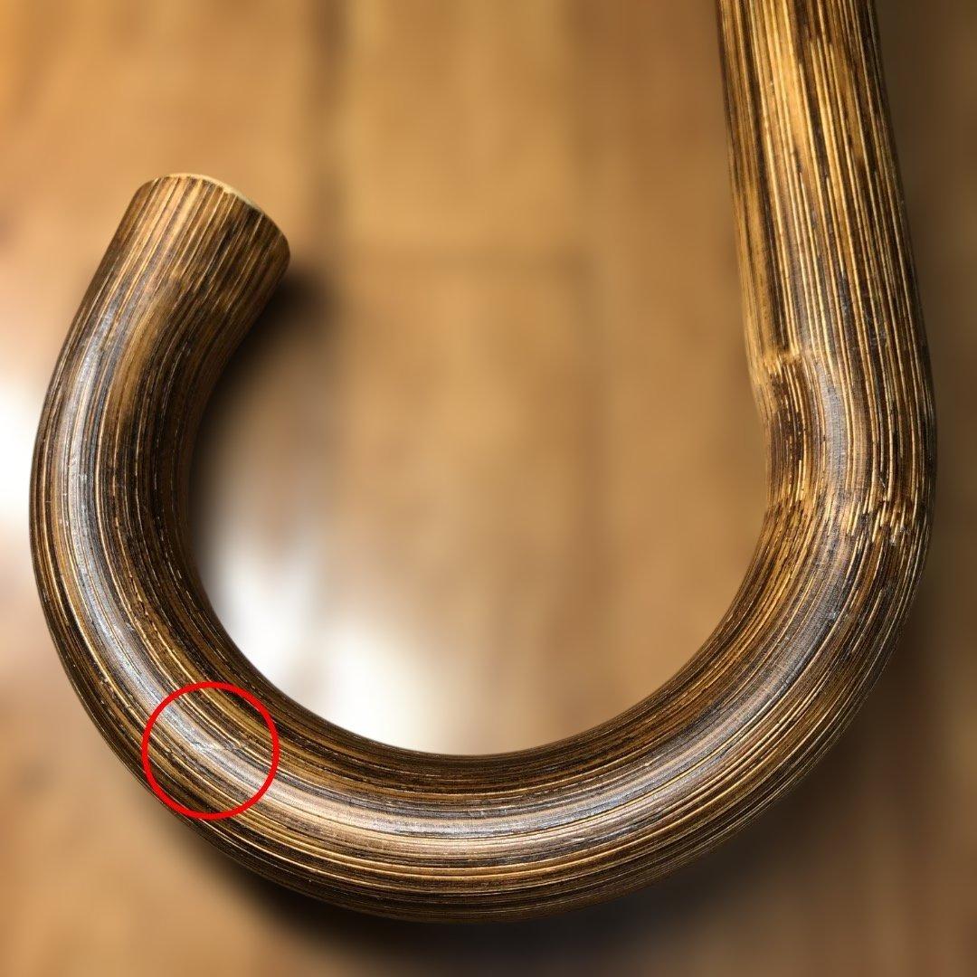 未使用　前原光榮商店 紳士用 雨傘 16本カーボン骨