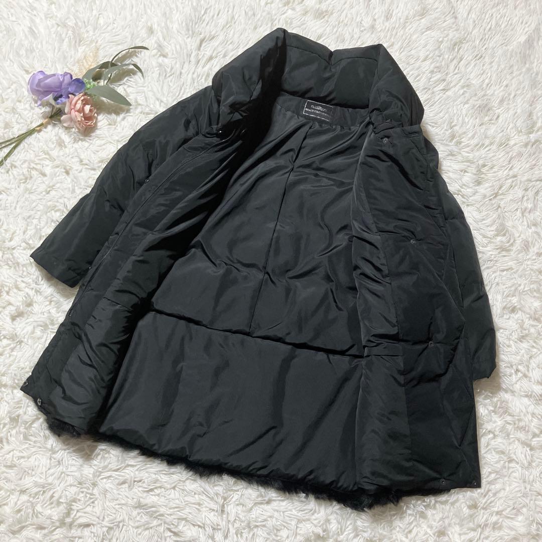 【うさこ】グレースコンチネンタル　ショールカラー　ダウンコート　36