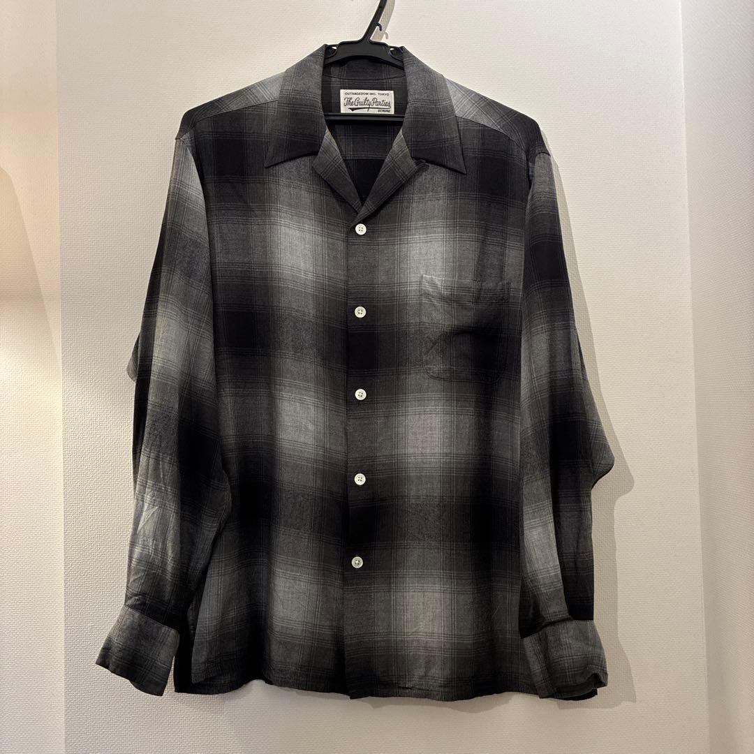 WACKO MARIA 23AW オンブレチェック　レーヨンシャツ