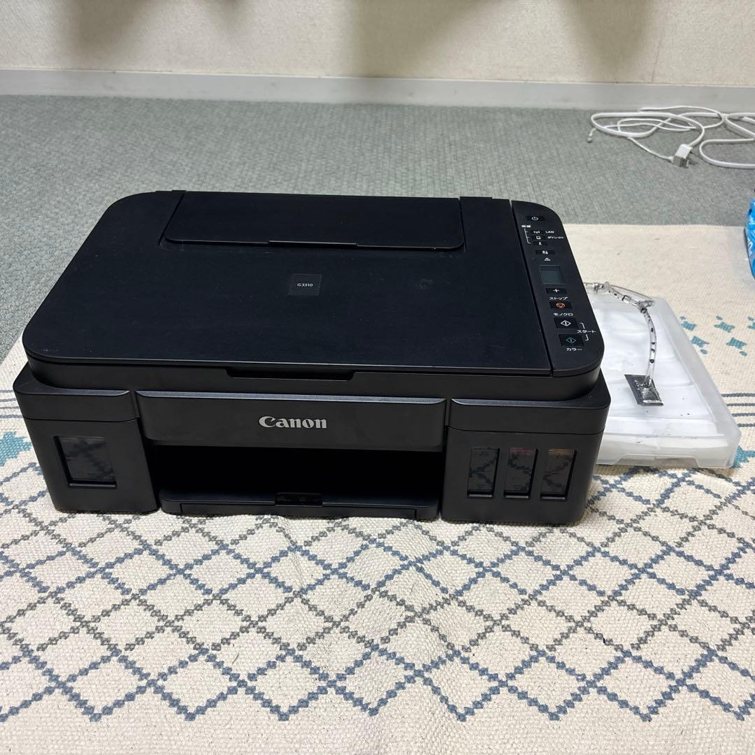 【廃インクタンク外付型】Canon G3310 廃インクカウンターリセット済❺