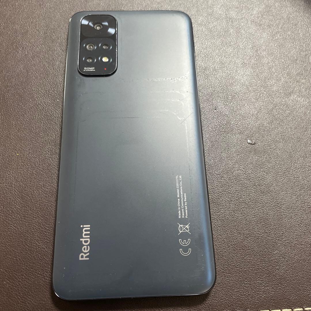 Redmi スマートフォン本体 Redomi note11グレー
