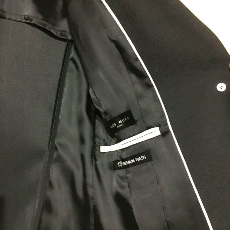 新品タグ付き AOKI パンツスーツ 5号 ウォッシャブル チャコールグレー