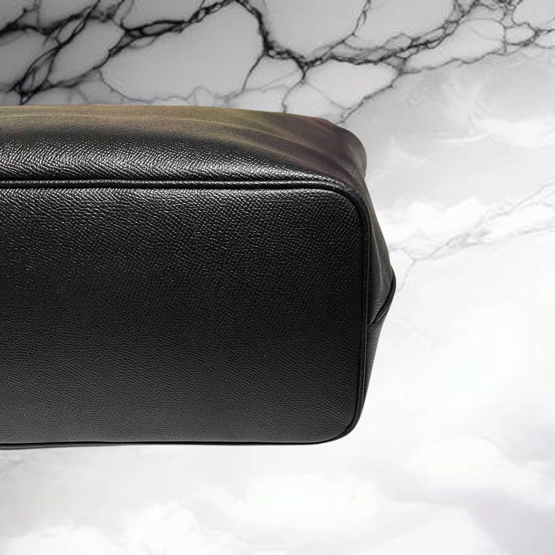 【コーチ】美品 2way ビジネストート メタルロゴ サフィアーノ 84630