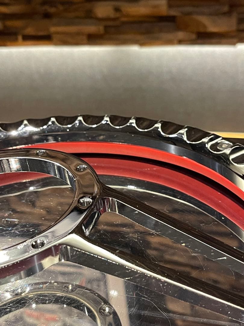 TMI アメリカ製 GT 14インチ ステアリングホイール レザーハーフラップ