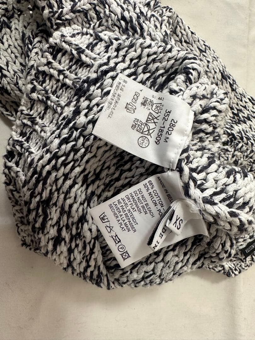 【希少アーカイブ】アン・ドゥムルメステール ローゲージ ニットベスト ベルギー製