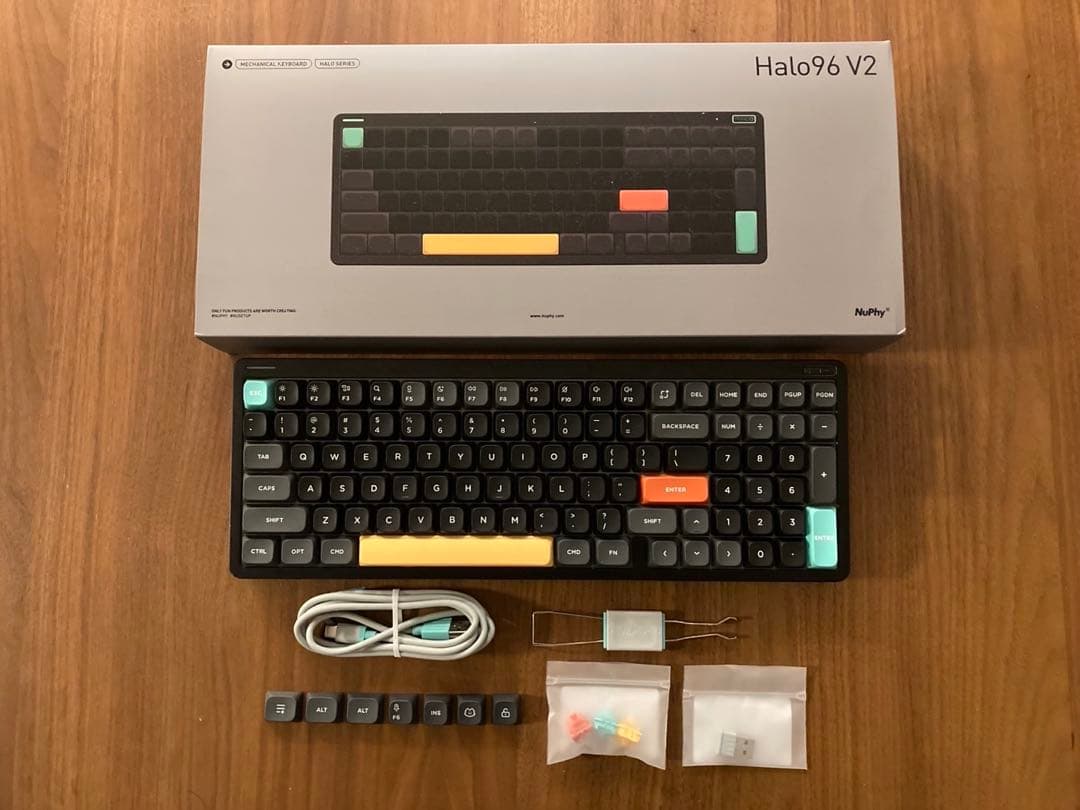 ちりげ　NuPhy Halo96 V2 キーボード本体