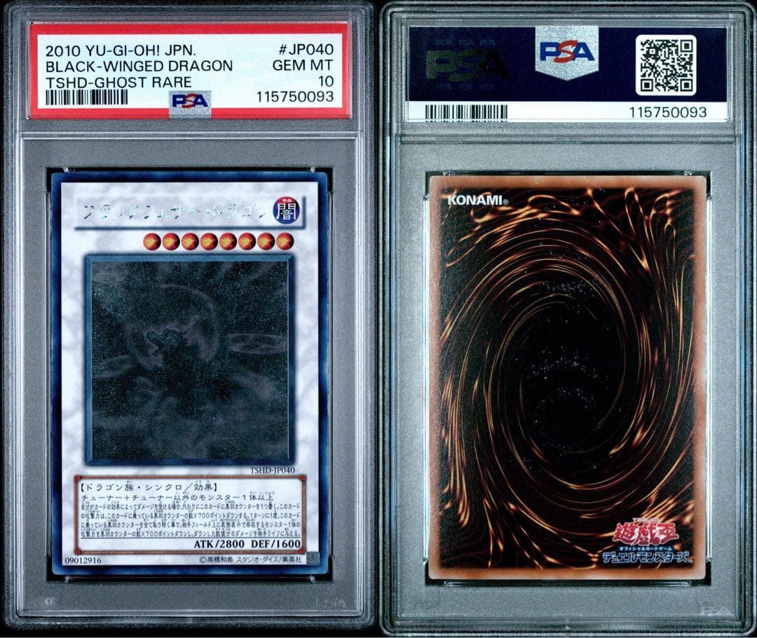 【PSA10】ブラックフェザードラゴン ホログラフィックレア