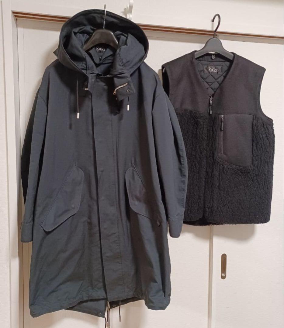 la kagū別注 RERACS 48 モッズコートベスト2点セット