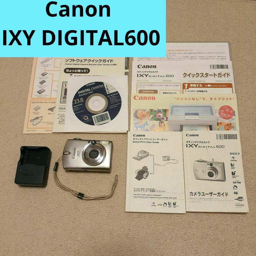 【中古】Canon IXY DIGITAL 600 デジカメ