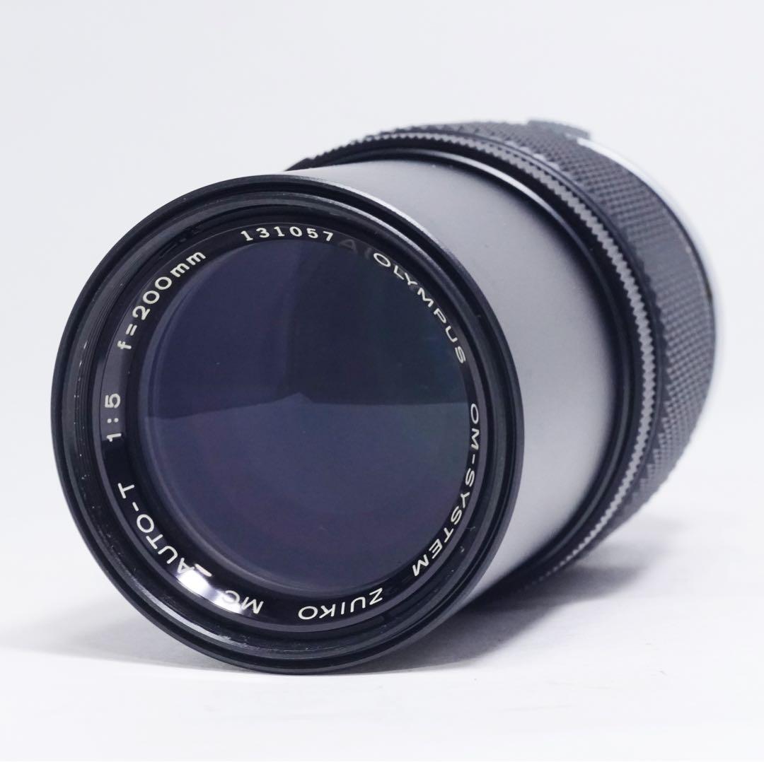 極美品 OLYMPUS OM ZUIKO MC AUTO-T 200mm f5