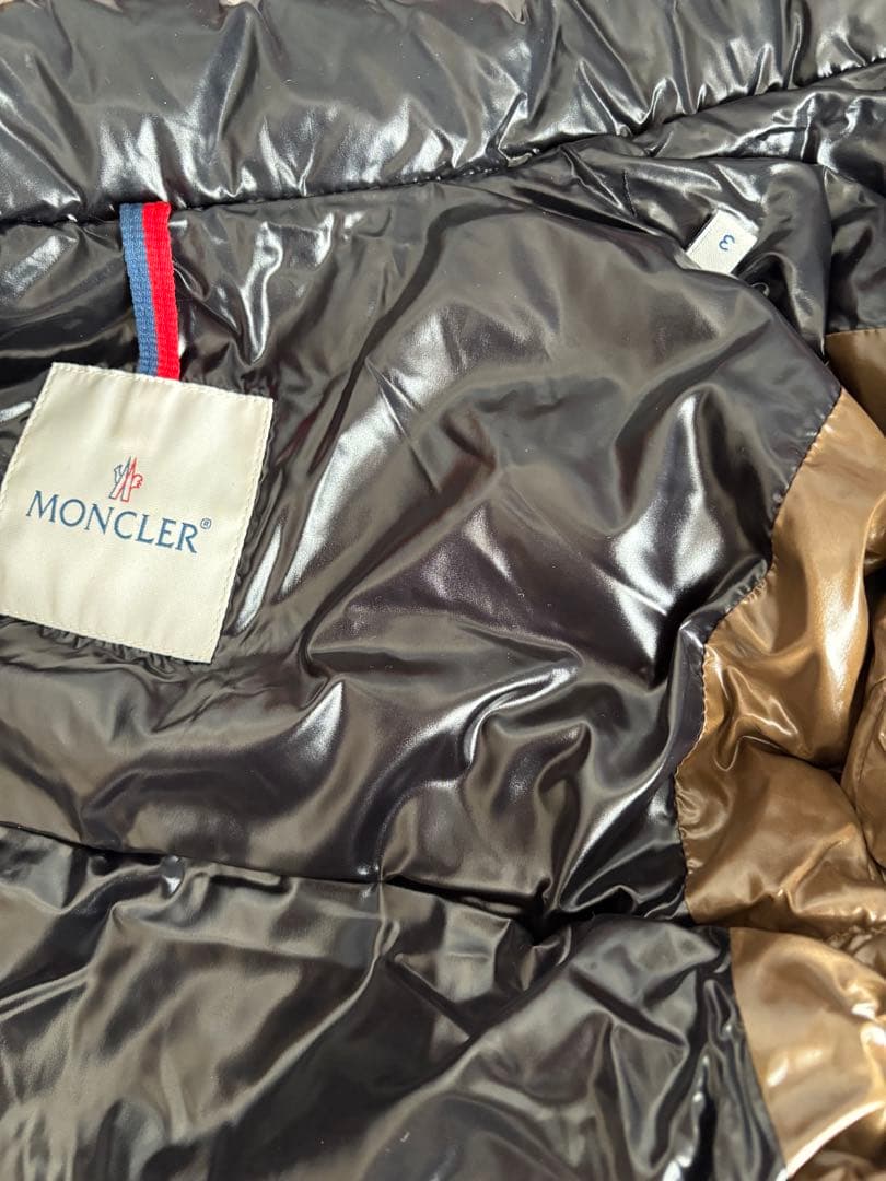 MONCLER モンクレール GHANY ダウンベスト　ブラウン　サイズ3