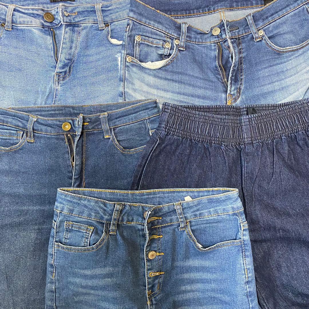 デニム まとめ売り 21枚セット レディース ジーパン ジーンズ 格安古着