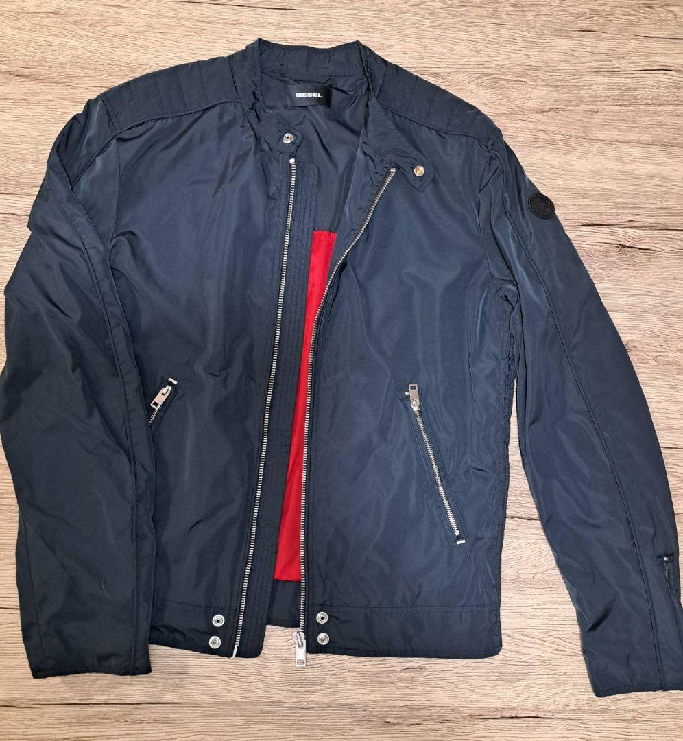 【コウ☆】ディーゼル ナイロンライダースジャケット