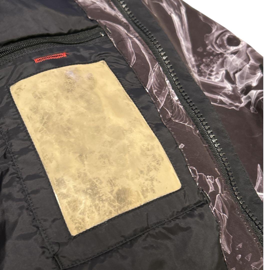 686 スノーボード ジャケット スカルデザイン 総柄 希少 Mサイズ