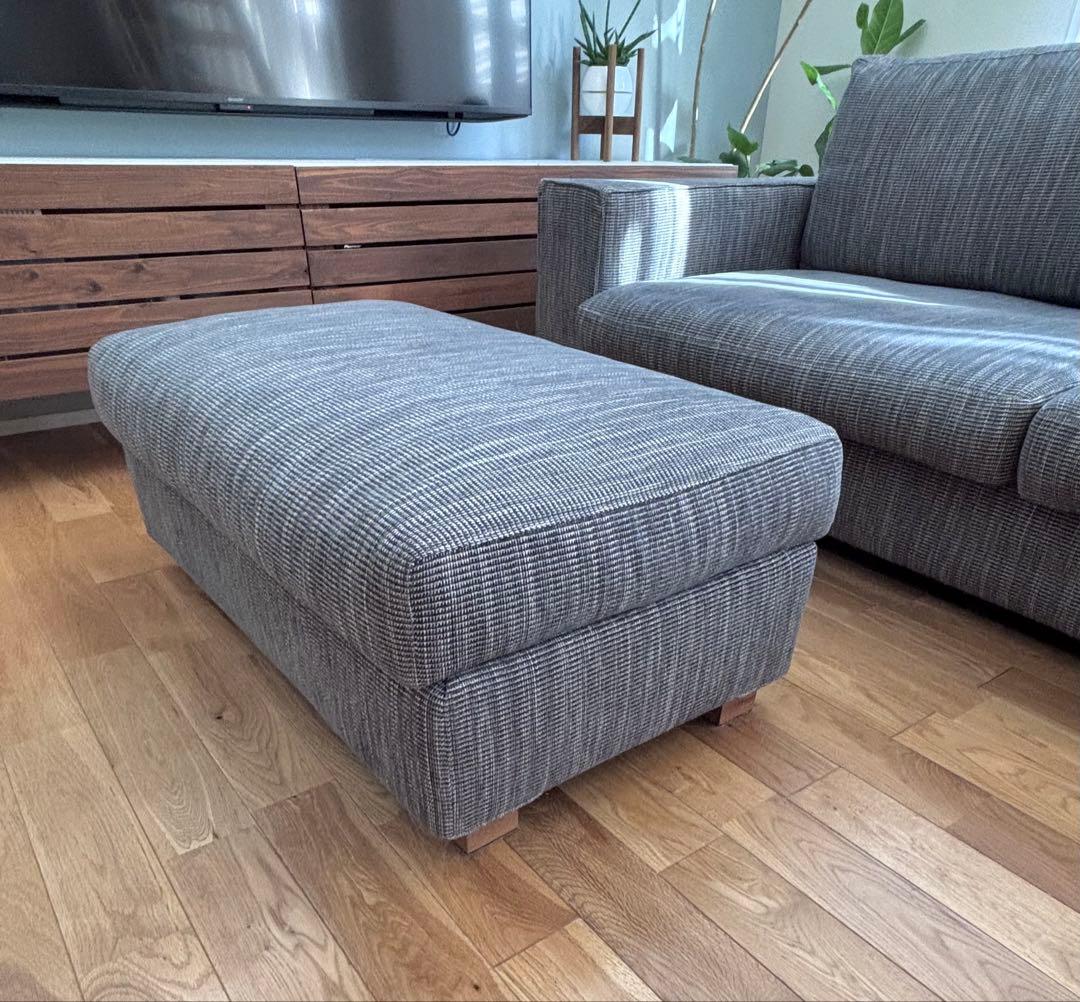 ACTUS ファブリックソファ　オットマン