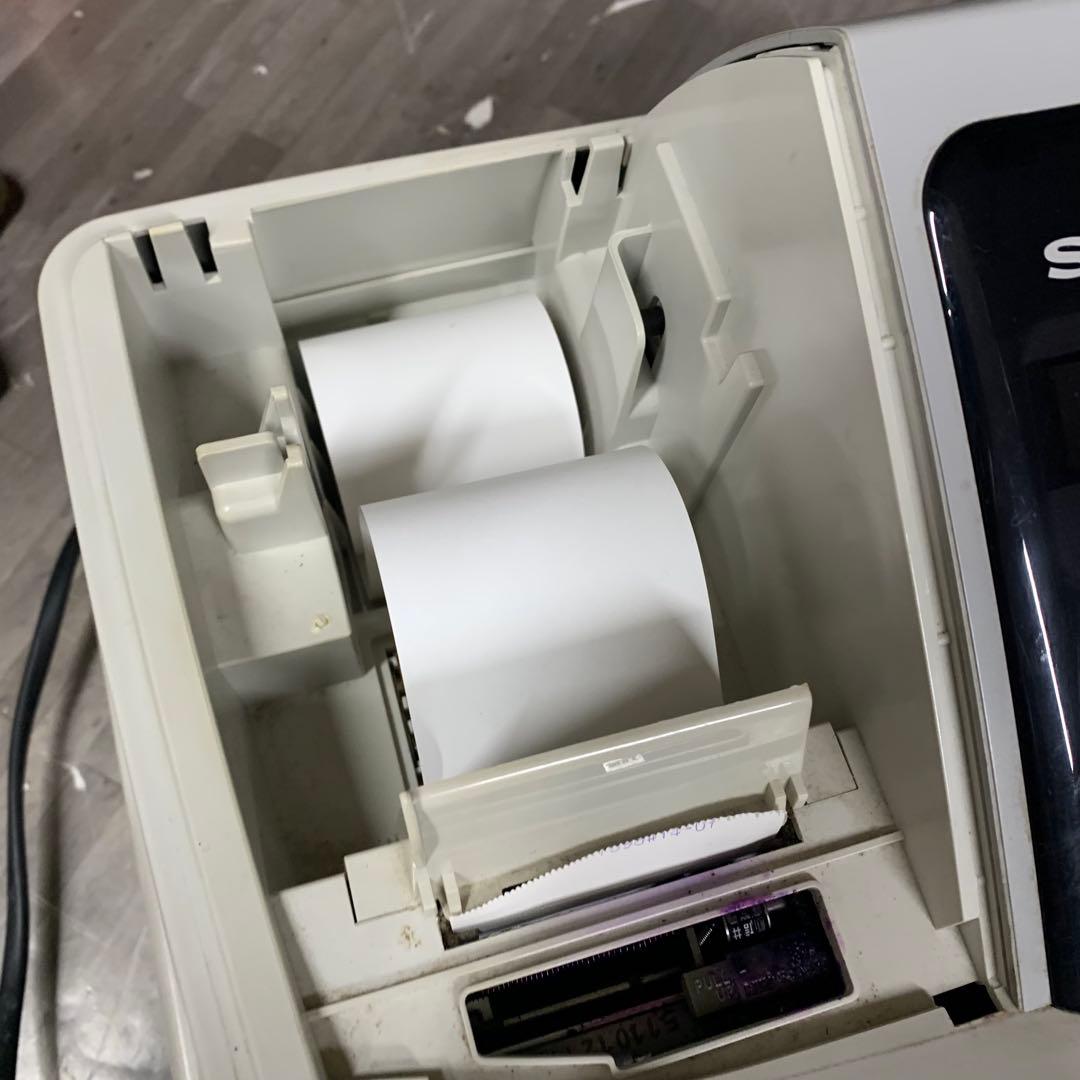 SHARP 電子レジスター XE-A127 店舗用品 レジ　ドロワーキー無し