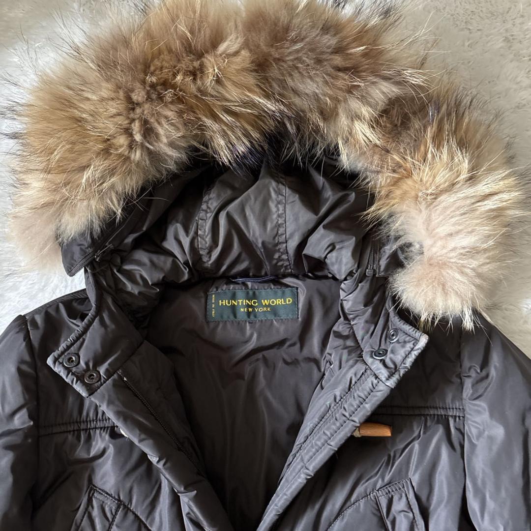 超美品　ハンティングワールド　ダッフルコート サイズ42 Lサイズ 中綿