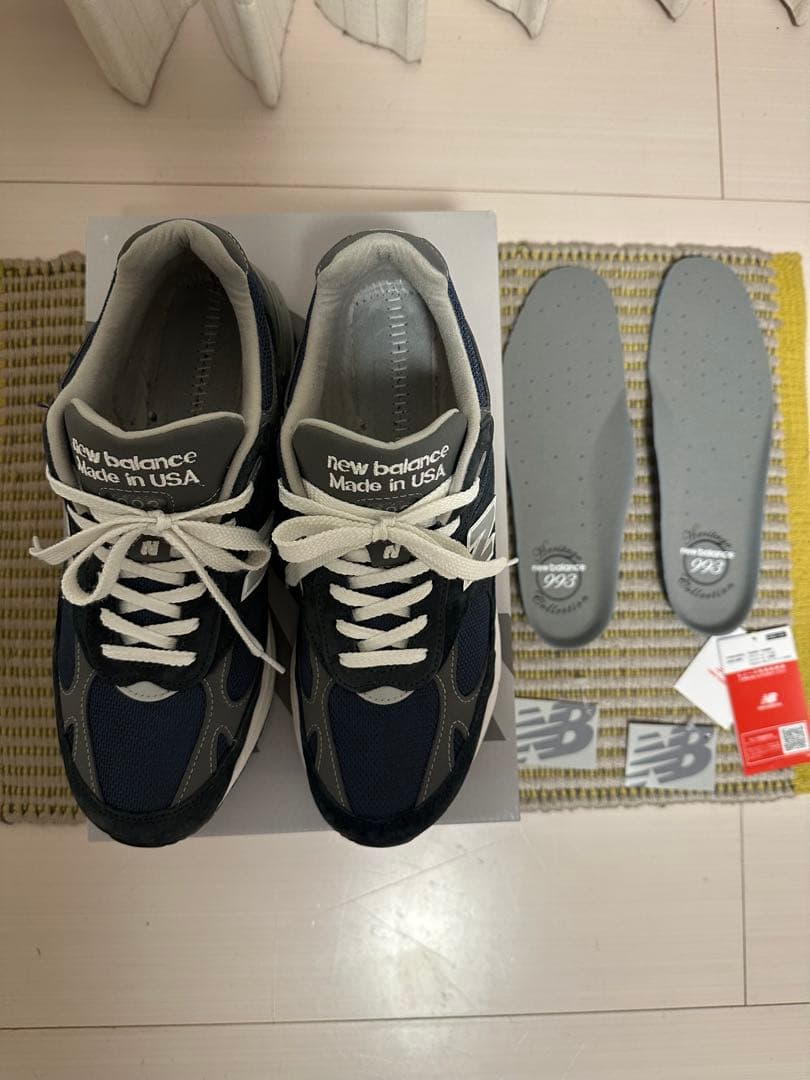 ニューバランス　MR993NV 27.5㎝ Dワイズ　ネイビー