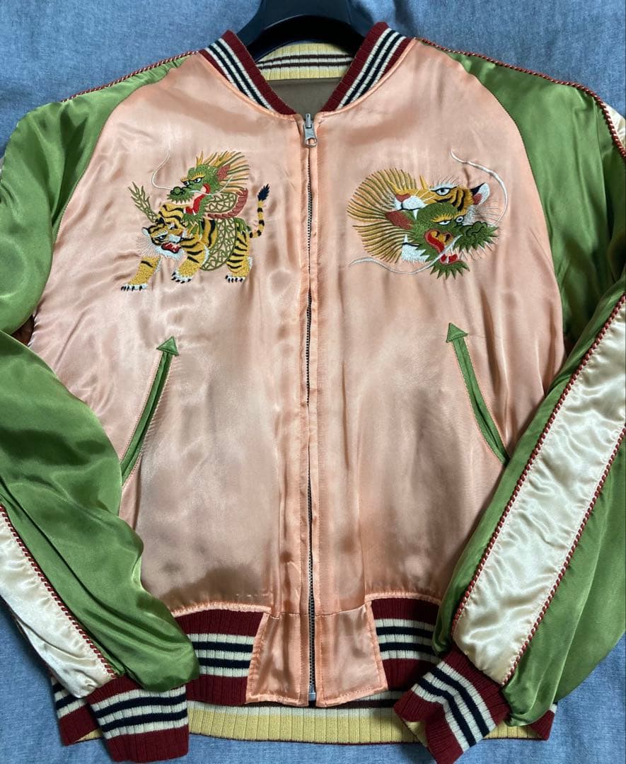 さ*ろ様 美品 Pherrow's(フェローズ) 匠 リバーシブルスカジャン ゑ