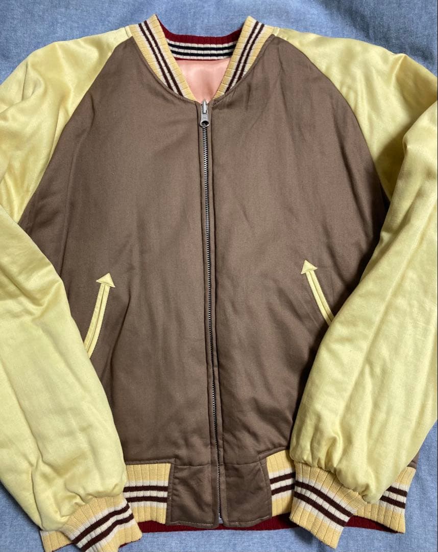 さ*ろ様 美品 Pherrow's(フェローズ) 匠 リバーシブルスカジャン ゑ