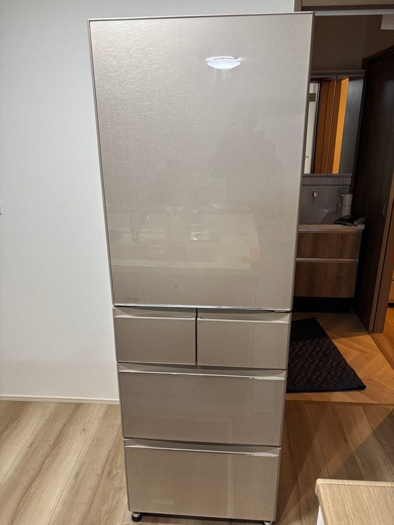 値下げ！三菱冷蔵庫、MR-B46J-C、2023年式、使用頻度少なく美品です