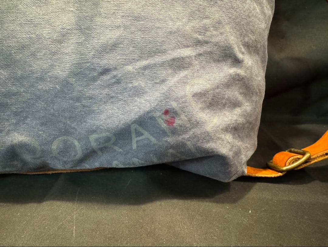 campomaggiショルダーバッグ キャンバス ブルー