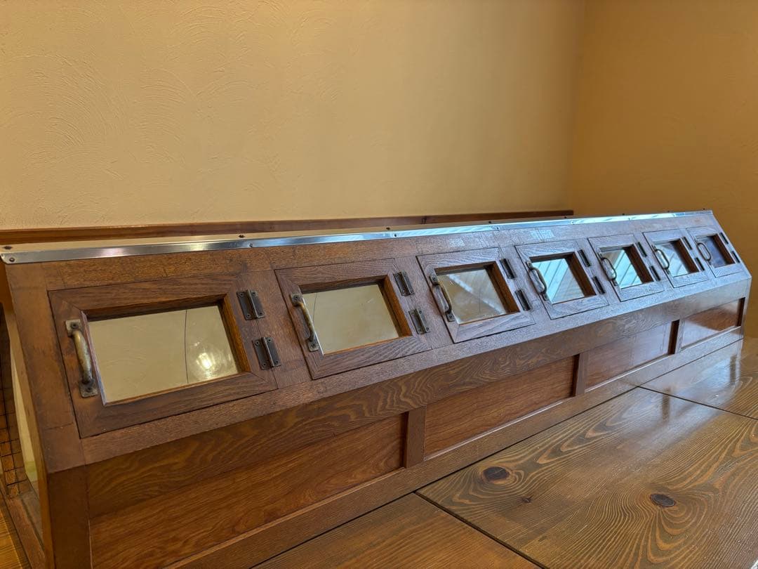 【稀少】レトロ　時代家具　ガラスケース　駄菓子屋ガラスケース