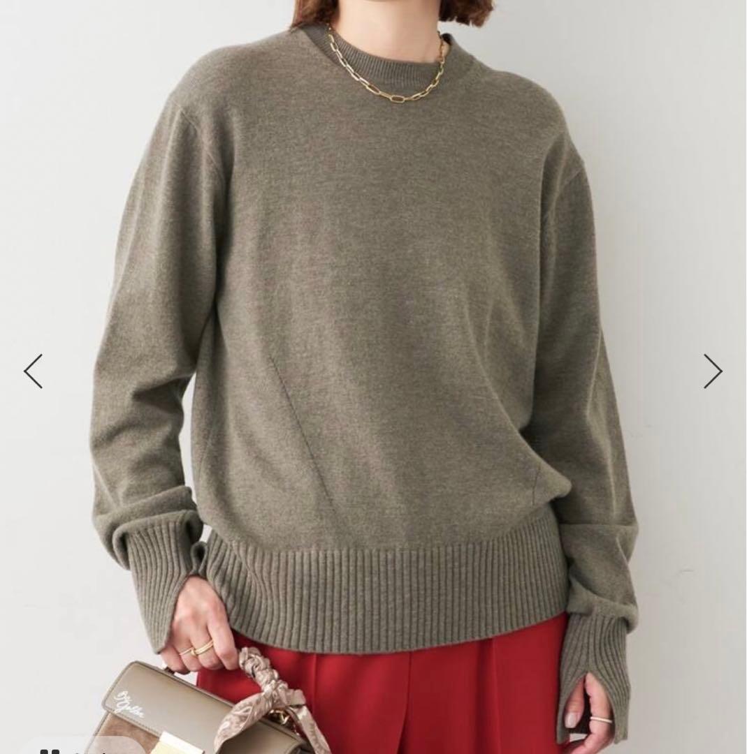 CINOH 2025AW MIX KNIT スヌード付　ドゥーズィエムクラス