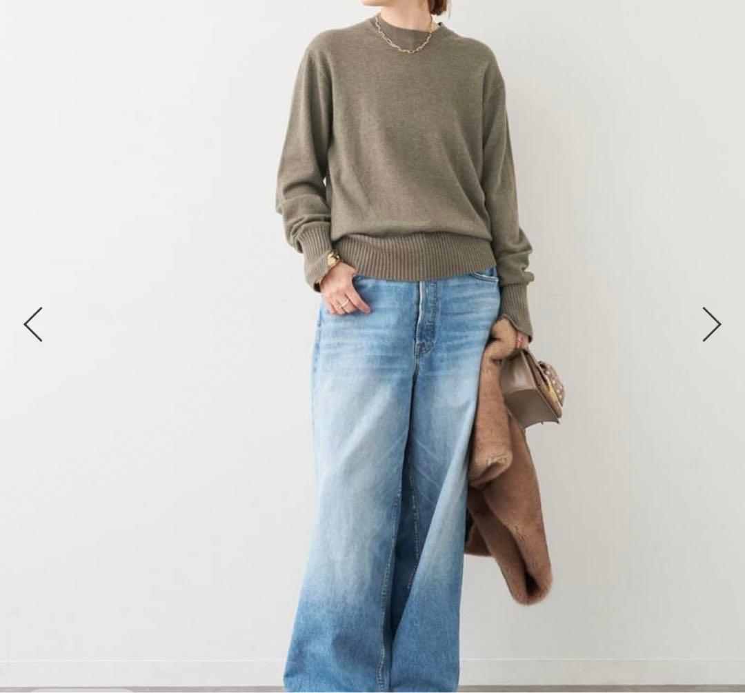 CINOH 2025AW MIX KNIT スヌード付　ドゥーズィエムクラス