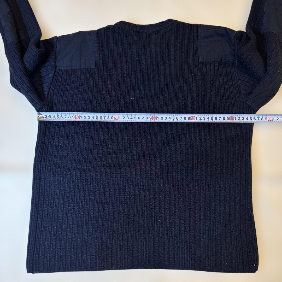 Saint James ミリタリーデザインセーター ネイビー